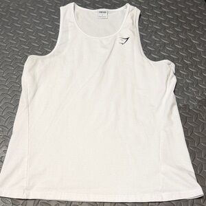 Gymshark White tank Top